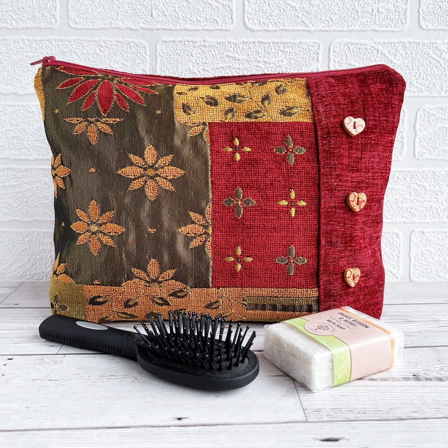 Medieval Tapestry-style Toiletry bag