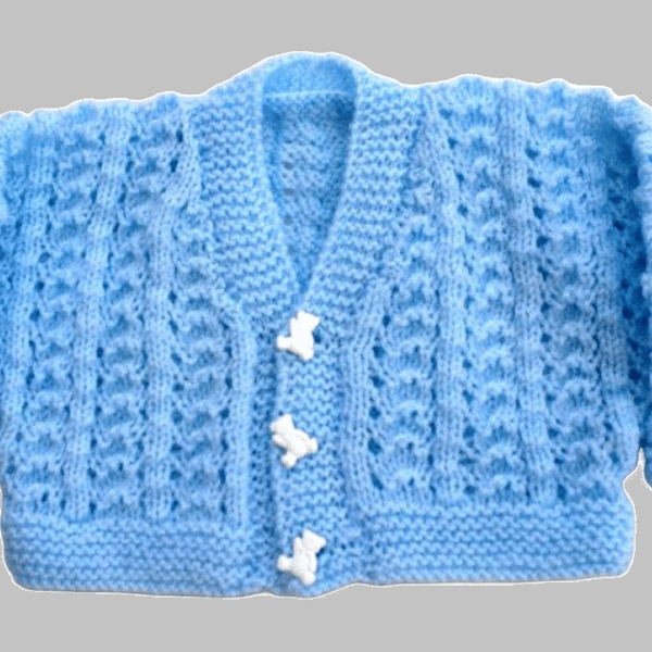 KNITTING PATTERN PDF Little Shell Cardigan