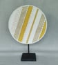 Handmade Fibre & Shell Wall or Shelf Decor - Amanda's Autumn Fibre Art Set - Image 2