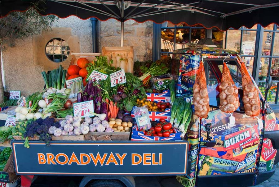 Broadway Deli Cotswolds Worcestershire England UK Photograph Print