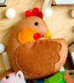 Twelve Days of Christmas Garland felt garland decoration. Set of 12 ornaments. - Image 5