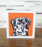 Rottweiler Blank Greeting Card, rotty birthday card, dog dad, dog mum - Image 8