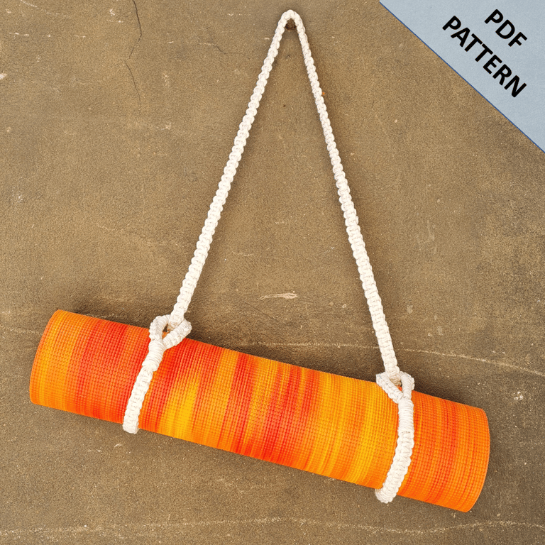 Macrame Yoga Mat Strap Pattern