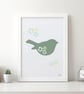 Floral Bird A4 Art Print  - Image 2