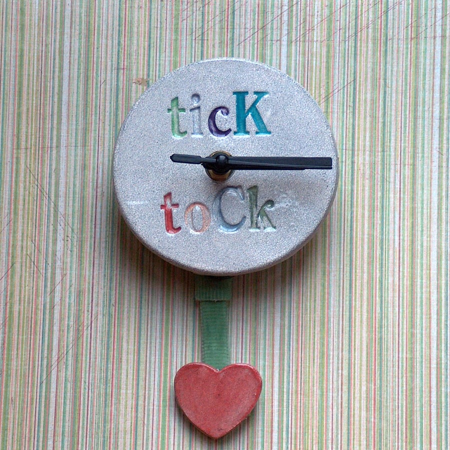 Tick Tock Ceramic Clock