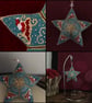 Beaded 3D peyote star ornament - Image 5