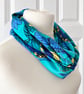 Bold & Vibrant Turquiose Infinity Scarf 