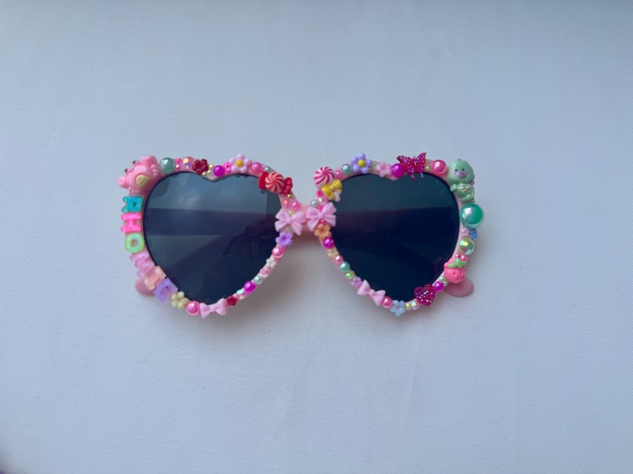 Image of Custom Decoden Sunglasses - Handmade Kawaii Kids Eyewear