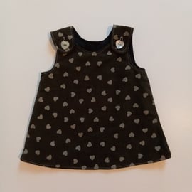 Dress, 0-3 months, Winter, Dress, needlecord, A Line dress,  pinafore