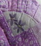 Patchwork Quilt for the Nursery in Lilac Fabric. - Image 3