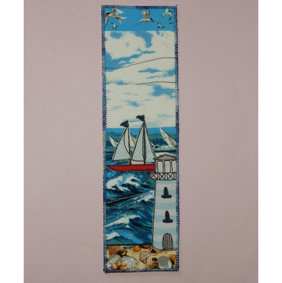 Bookmark Lighthouse and boats