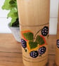 Wooden Salt And Pepper Pots Decorated With Blackberries - Image 2