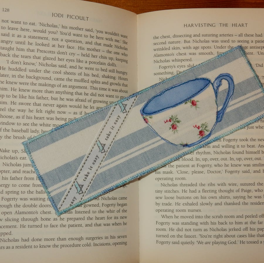 Bookmark cup of tea and take it easy