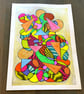       Abstract Art 'Floating Triangles.' - Image 1