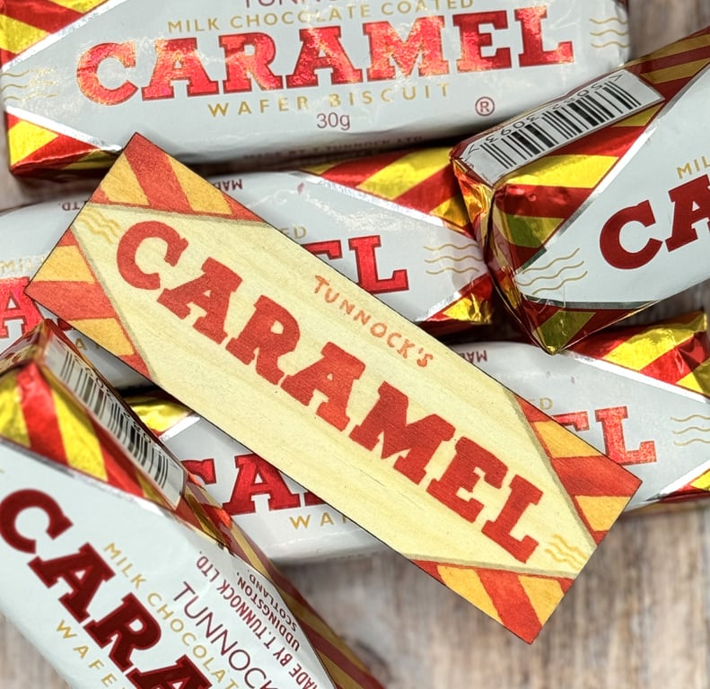 Caramel Wooden Magnet - Maple Ply