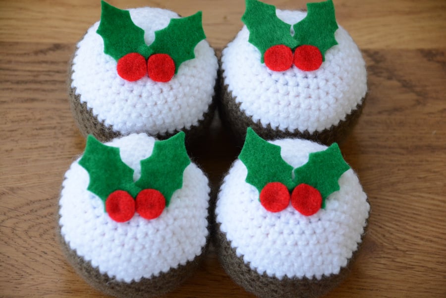 Christmas Pudding Chocolate Orange Covers - Set of 4 
