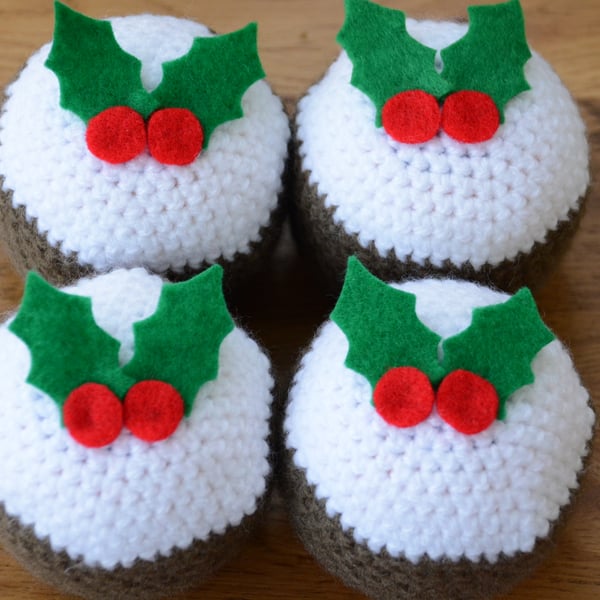 Christmas Pudding Chocolate Orange Covers - Set of 4 