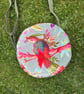 Velvet bird bag - Upcycled cushion cover - Image 5