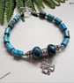 Designer Turquoise Blue Imperial Jasper Bracelet  - Image 4