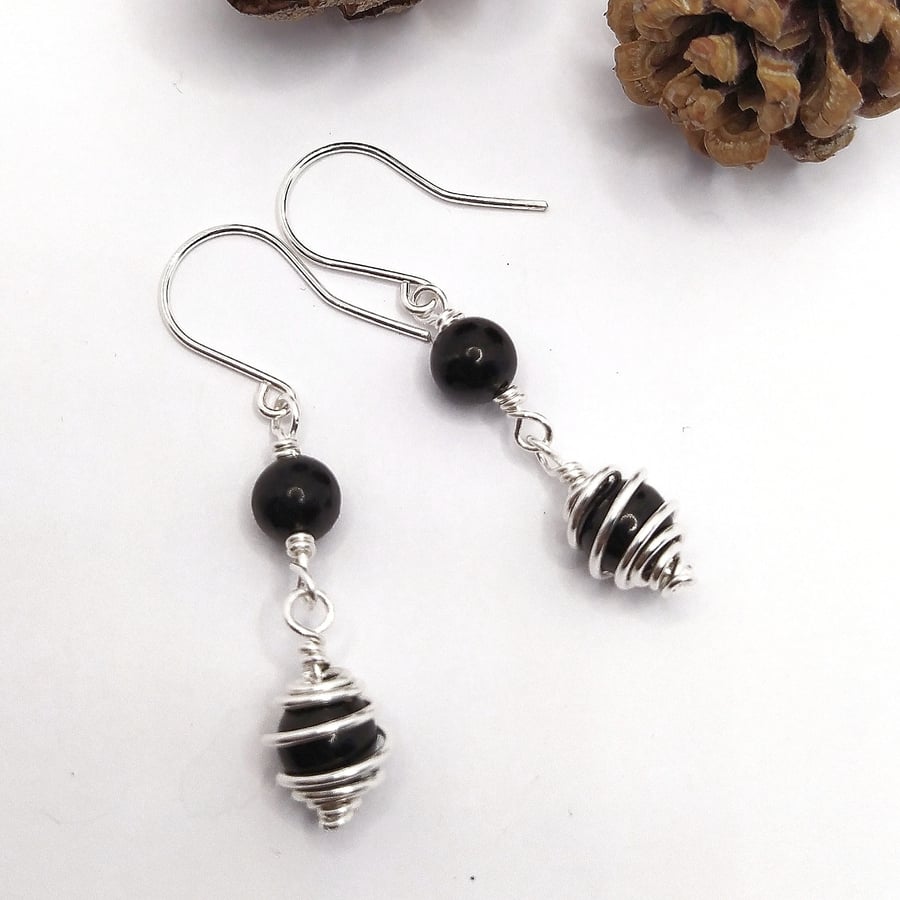 Shungite earrings cheap