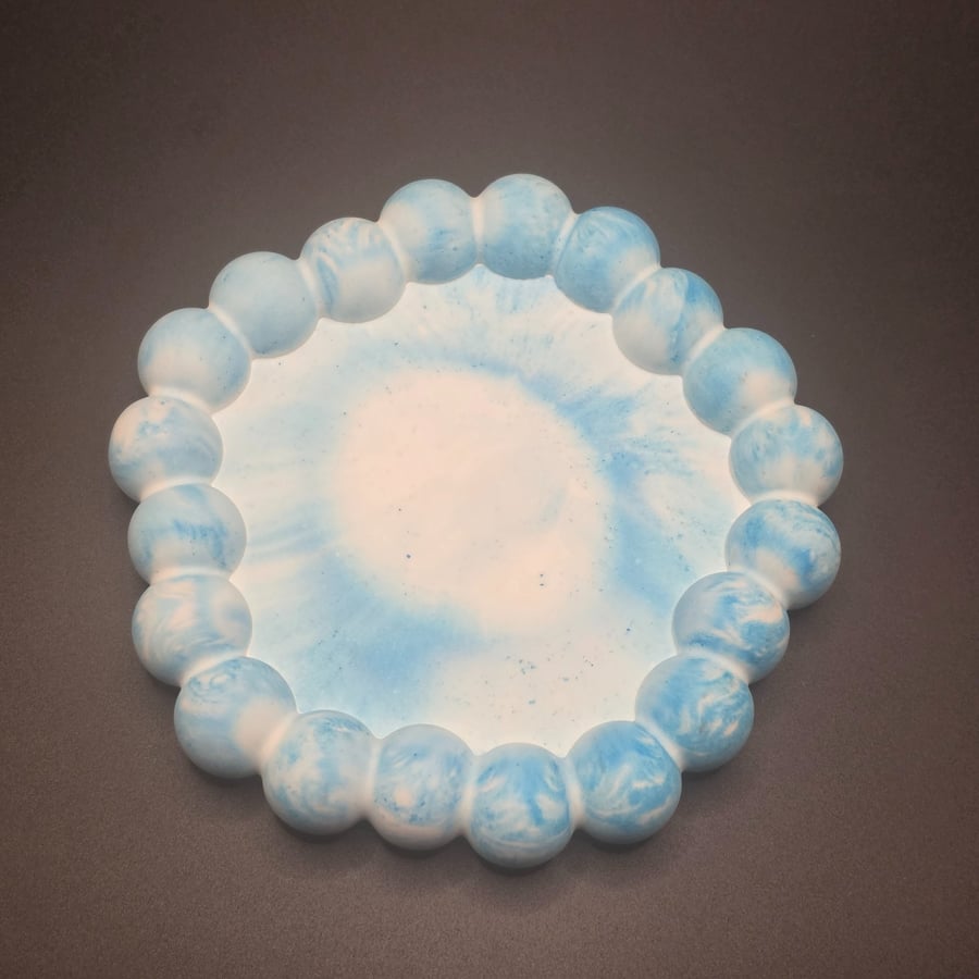 Round Eco-Resin Bubble Jewellery Tray