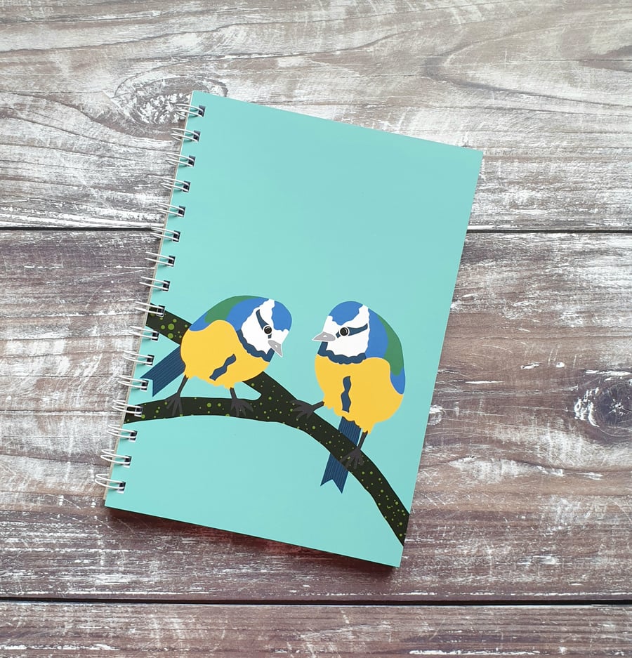 Bluetits A5 Notebook