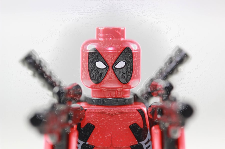 DEADPOOL - Lego minifigure print - 8 x 6
