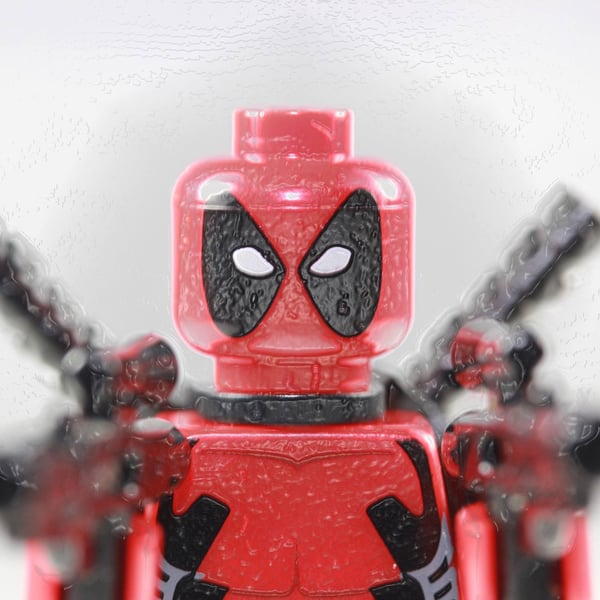 DEADPOOL - Lego minifigure print - 8 x 6
