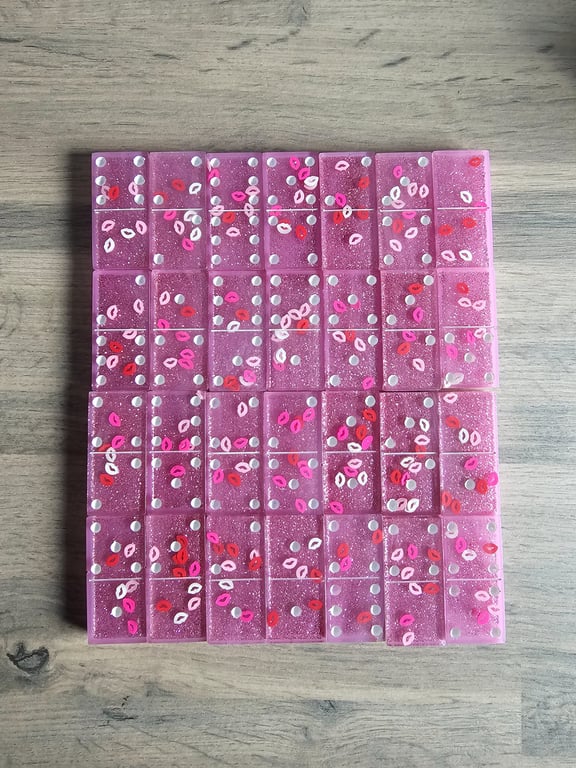 Handmade Resin Dominoes