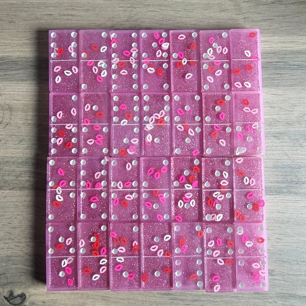 Handmade Resin Dominoes