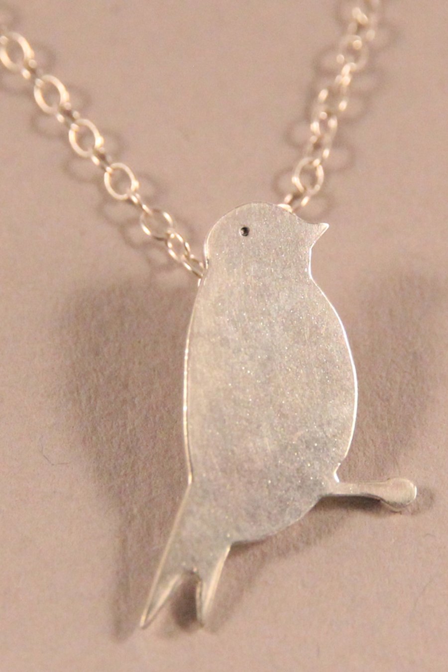 Silver Necklace Goldfinch