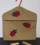 The Lovely Ladybird Peg bag - The rustic one - Image 4