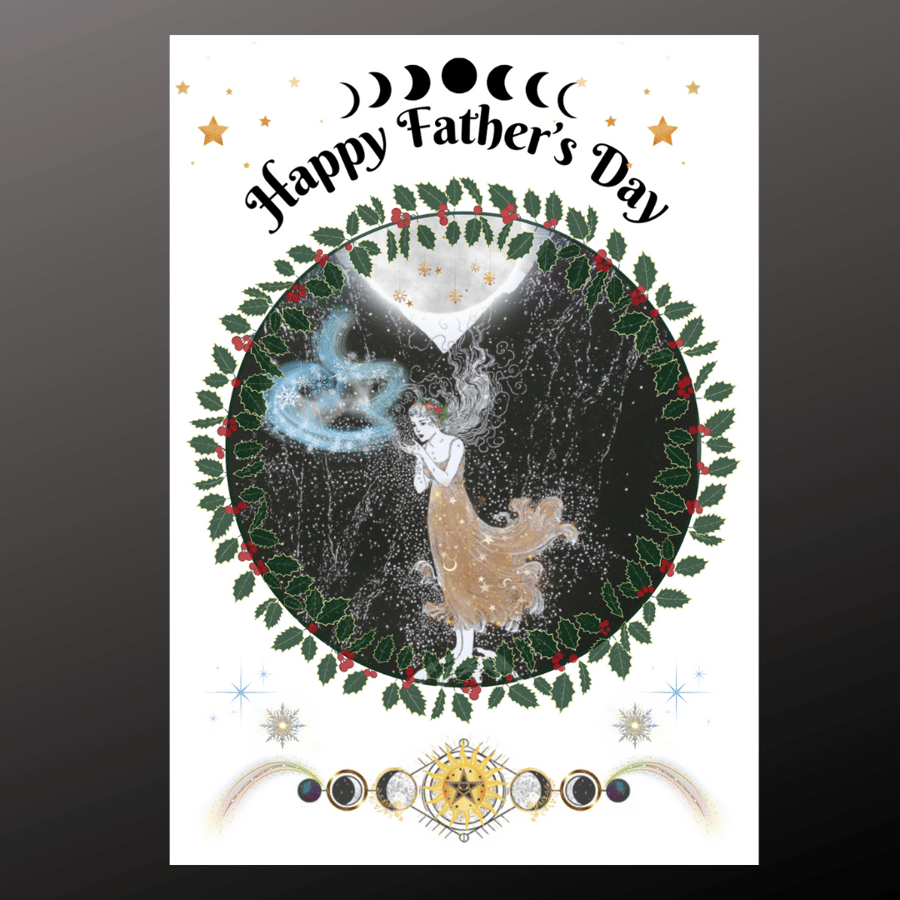 Happy Fathers Day Goddess Fantasy Art 
