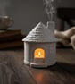 Decorative House Shape Incense Burner & Tea Light Candle Holder