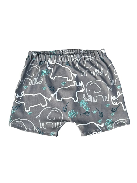 Rhino and Elephant kids Shorts - 3 yrs & 4 yrs