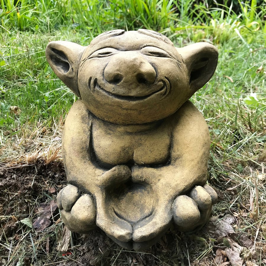Candle Holder Troll Ornament