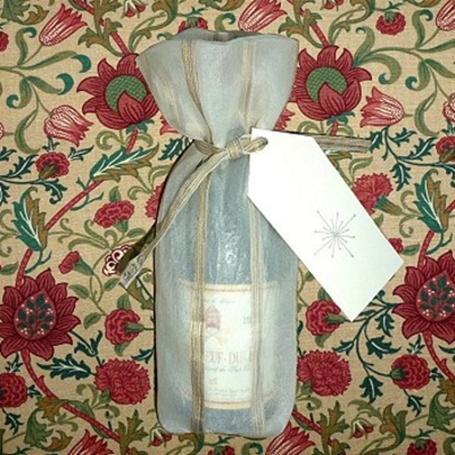 Bottle gift bag & tag