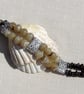 Coffee Agate & Brown Bronzite Gemstone Bracelet "Praline" - SALE PRICE - Image 5