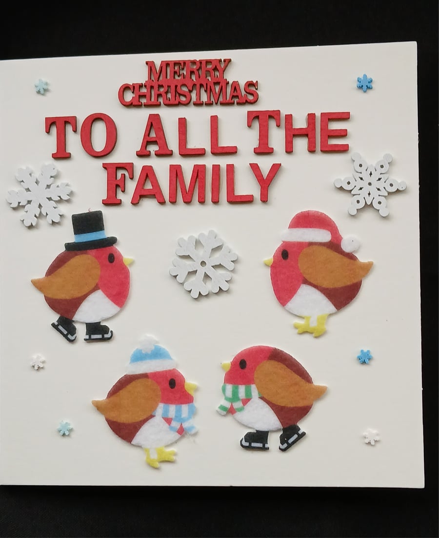 Handmade christmas card 