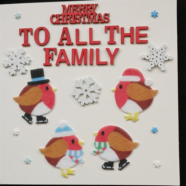 Handmade christmas card 