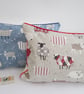 Blue  Sheep Cushion Cover - Image 2