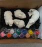 Paint your own toy for children and adults 