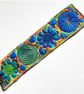 Handmade Embroidered Fabric Bookmark Textile Art Book Lover Gift 