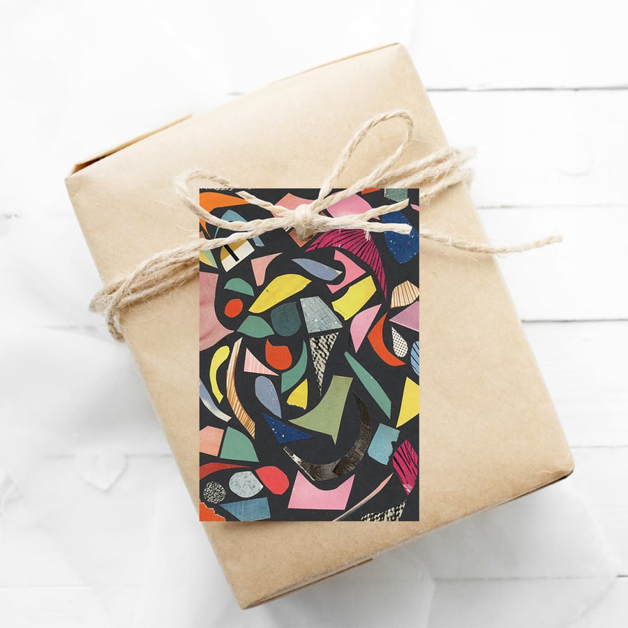 Set of 12 Terrazzo Gift Tags