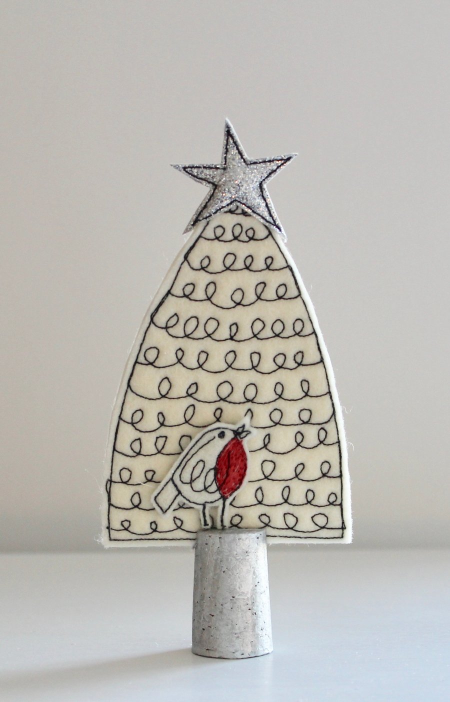 Wool Felt Christmas Trees 