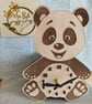 Cute Panda Clock