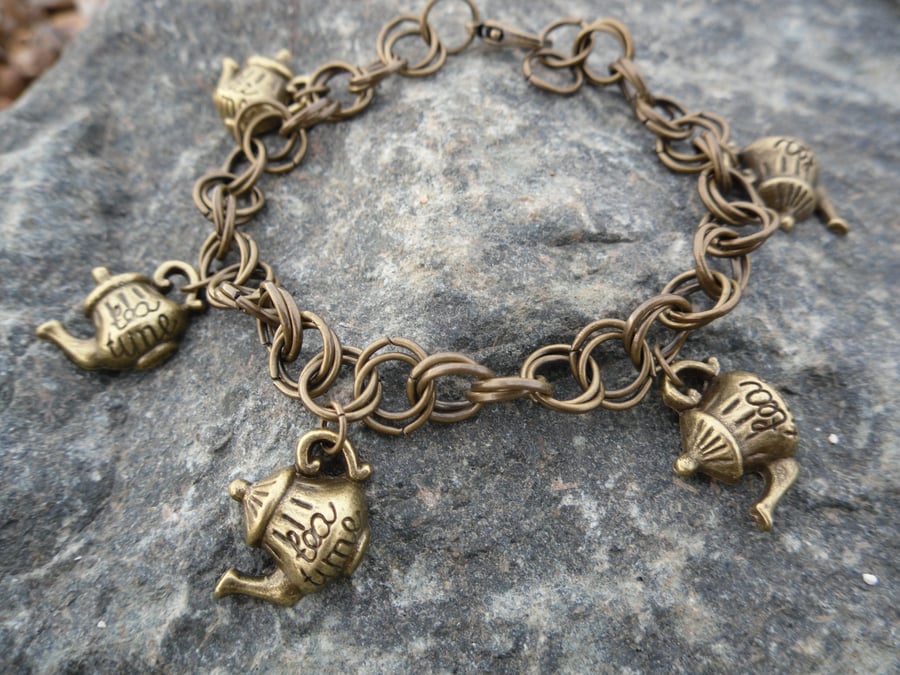 Tea Time Charm Bracelet