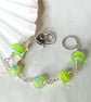 Murano Handmade Glass Bracelet in Yellow - Image 5
