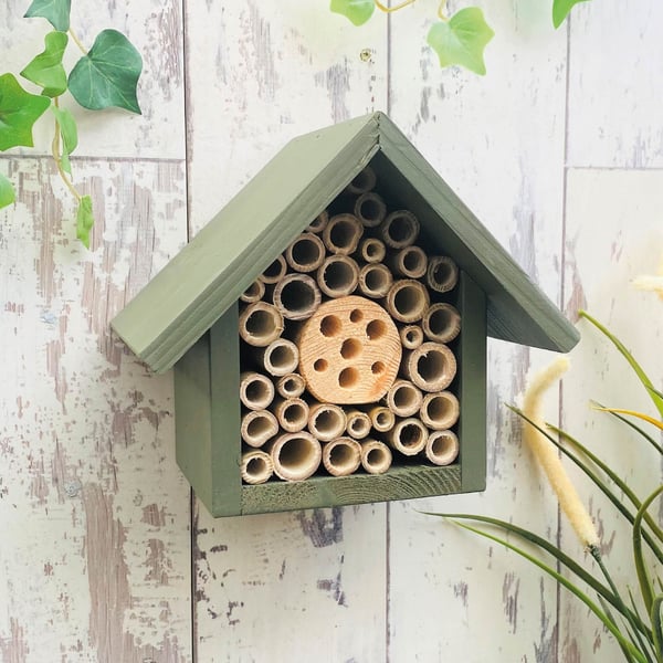 Small Bee and Insect House 'Old English Green'.