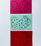 polka dot chicken mini print by Jo Brown - Image 3
